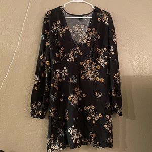 “Wild Fable” Black Floral Dress